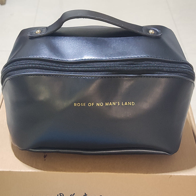 Travel Cosmetic Bag Large Capacity Women Bag Black