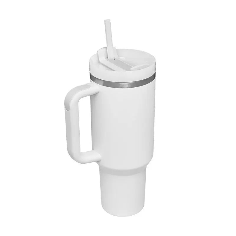 40 Oz Tumbler With Handle Straw Insulated Thermal sublimation 1200ML