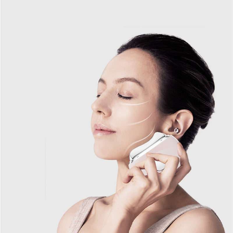 Electric Guasha Massager EMS Face Lifting Remove Skin Clod Heat Body Device