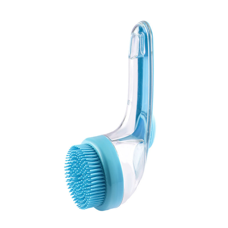Dogs Cats Pets Brush Pet Bath Brush Cleaning Brushes Shower Brush Bath Brush Blue ZY71