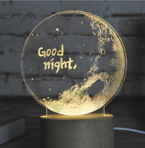 Cute Jellyfish Lamps Romantic LED Touch good night