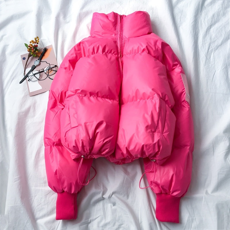 Bread clothes Korean style clothes women Rose Red