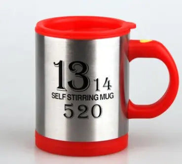 Automatic Stirring Glass Lazy Electric Mug Red 2