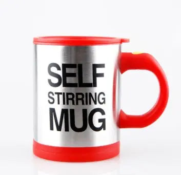 Automatic Stirring Glass Lazy Electric Mug Red 1