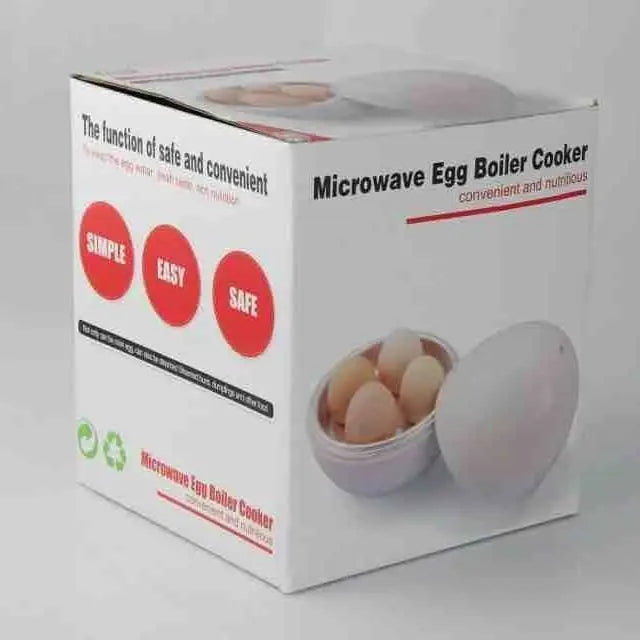 Capacity For 4 Eggs Microwave Egg Steamer