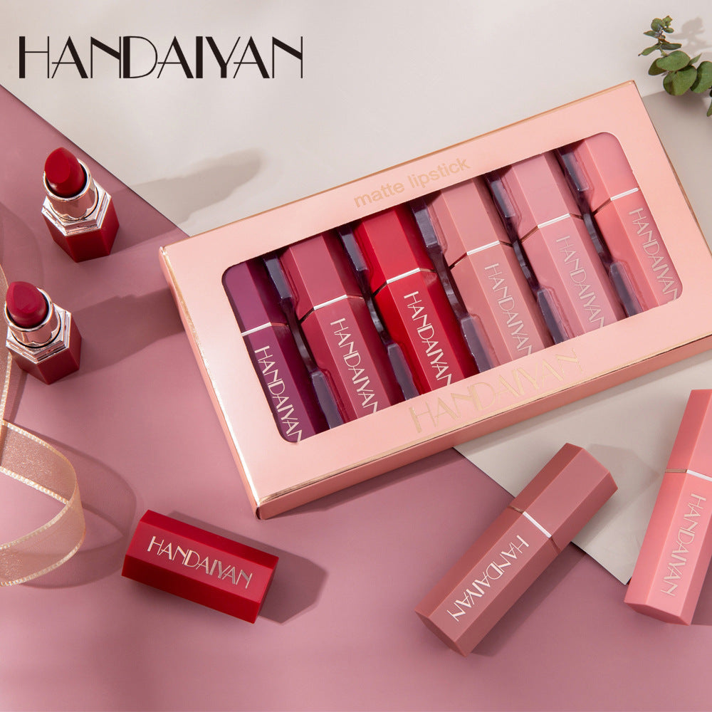 Matte Matte Lipstick Gift Box Set Non-stick Cup Lipstick