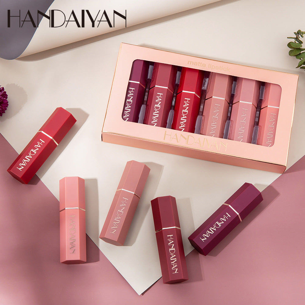 Matte Matte Lipstick Gift Box Set Non-stick Cup Lipstick