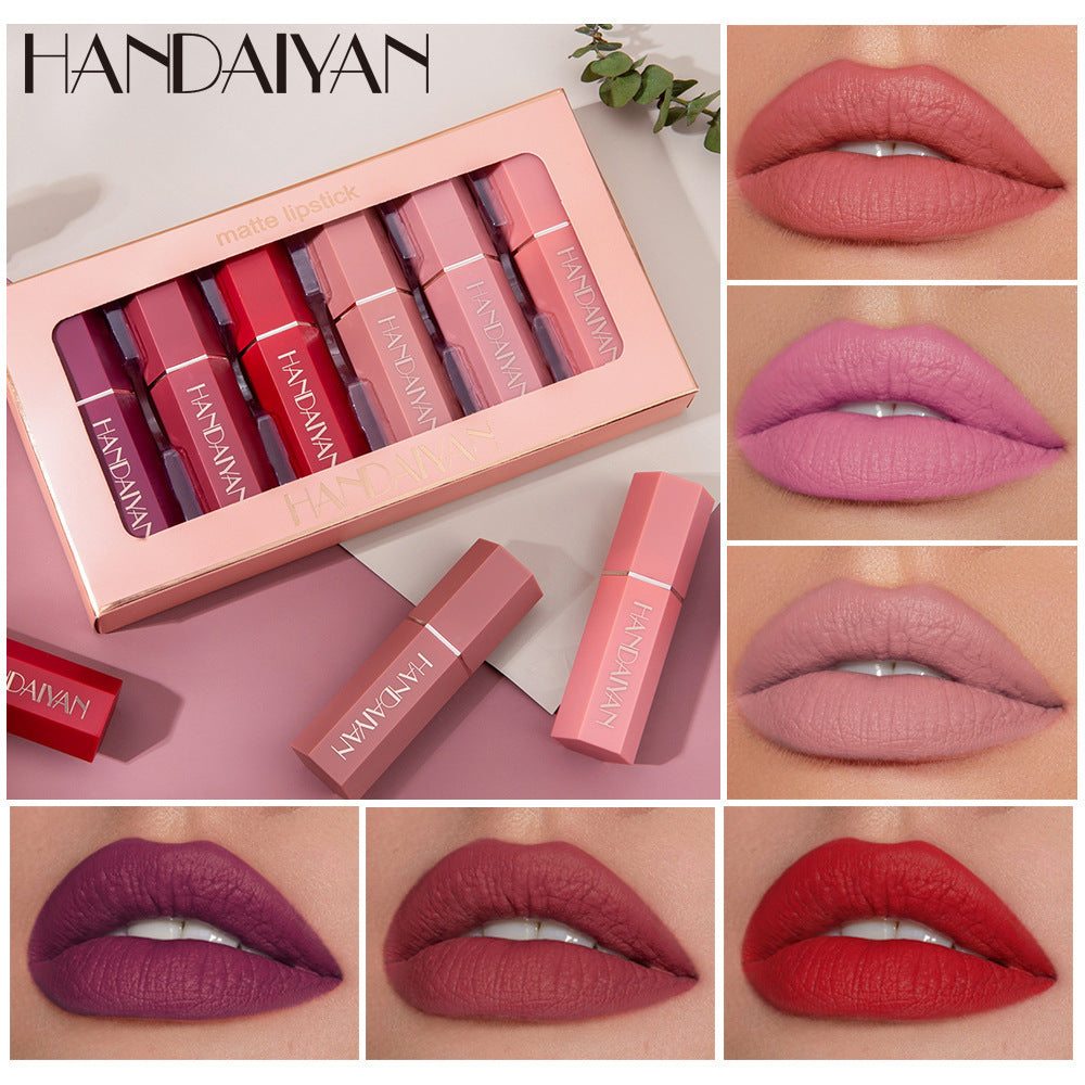 Matte Matte Lipstick Gift Box Set Non-stick Cup Lipstick