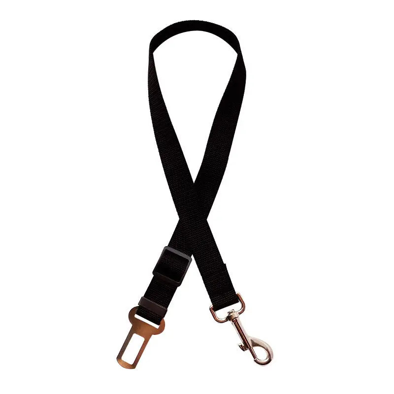 Adjustable Pet Cat Dog Car Seat Belt Pet Seat Vehicle Black
