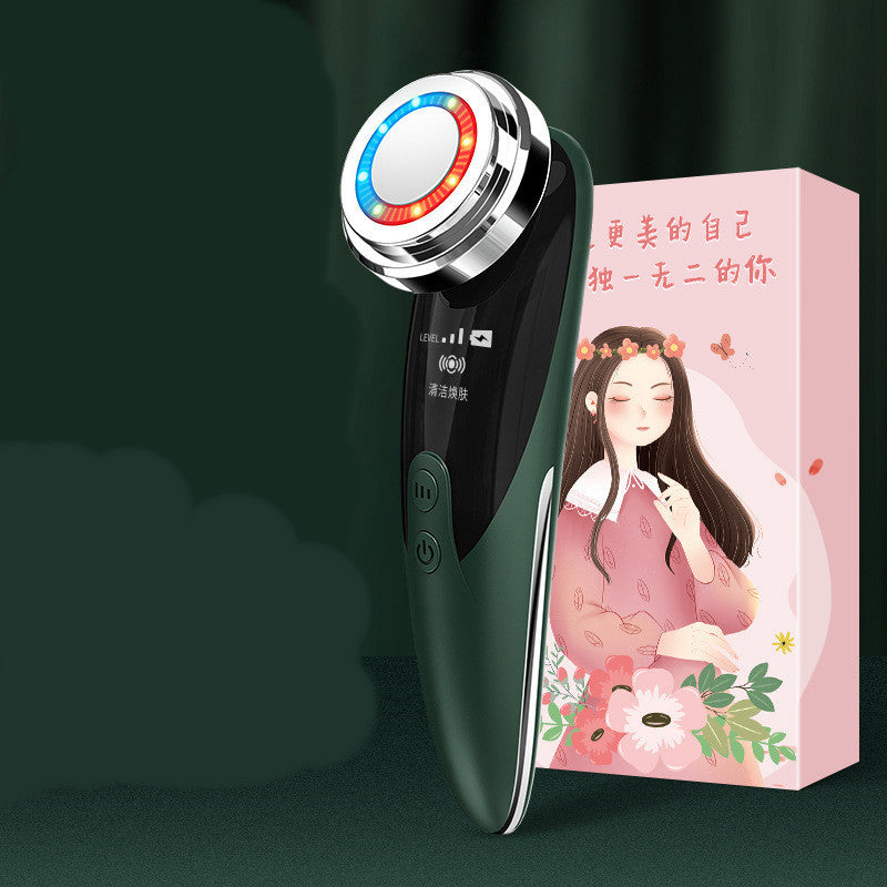 Beauty Importer Skin Rejuvenation Beauty Device Facial Massage Cleaner Green USB