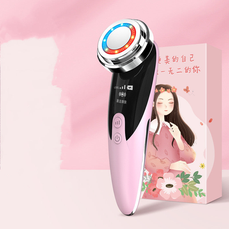 Beauty Importer Skin Rejuvenation Beauty Device Facial Massage Cleaner Pink USB