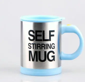 Automatic Stirring Glass Lazy Electric Mug Light blue 1