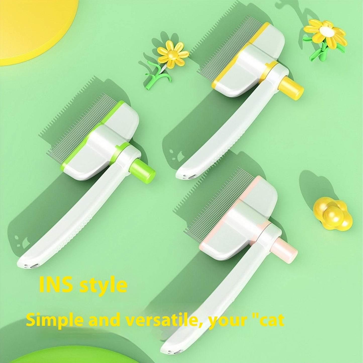 Cat Comb Tie Removal Floating Hair Magic Long Hair Pet Self-Cleaning