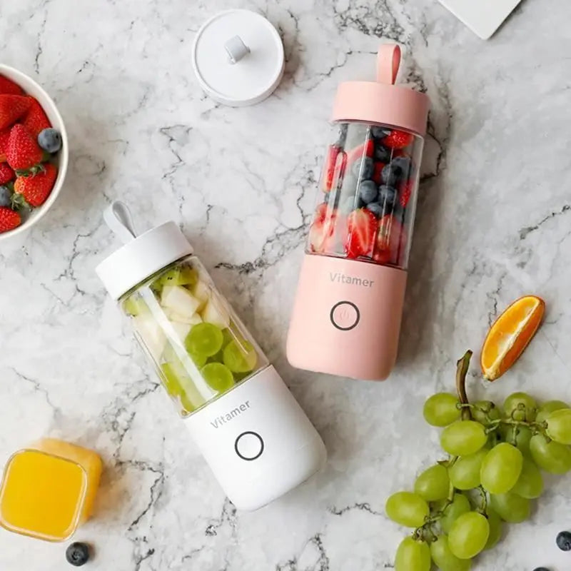 350ml Portable Blender Juicer Electric USB Rechargeable Mixer Smoothie