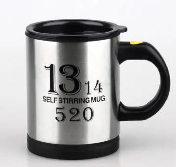 Automatic Stirring Glass Lazy Electric Mug Black 2