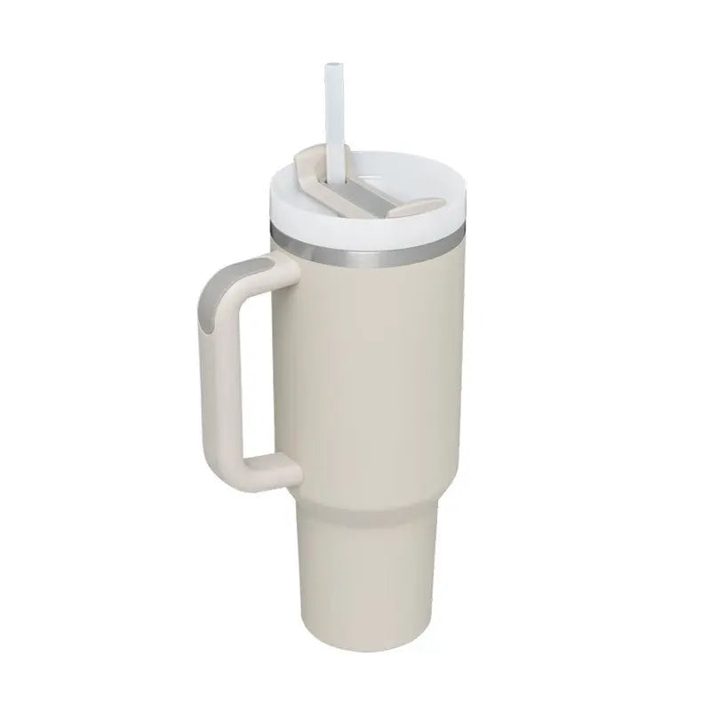 40 Oz Tumbler With Handle Straw Insulated Dunes 1200ML