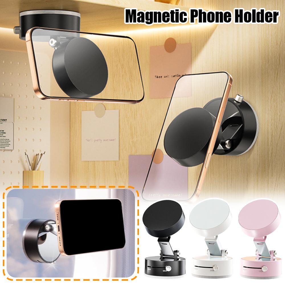 Foldable Magnetic Vacuum Car Phone Holder Foldable For Smart Phone