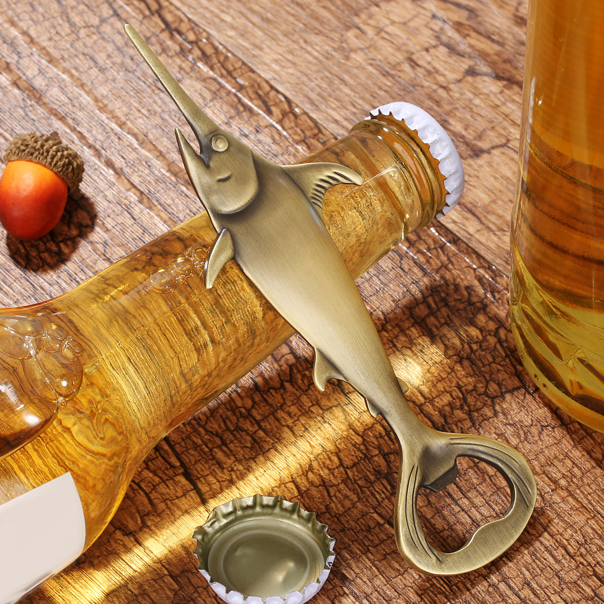 Creative Swordfish Handle Metal Bottle Openers Kitchen Bar Accessories Tools Kitchen Gadgets