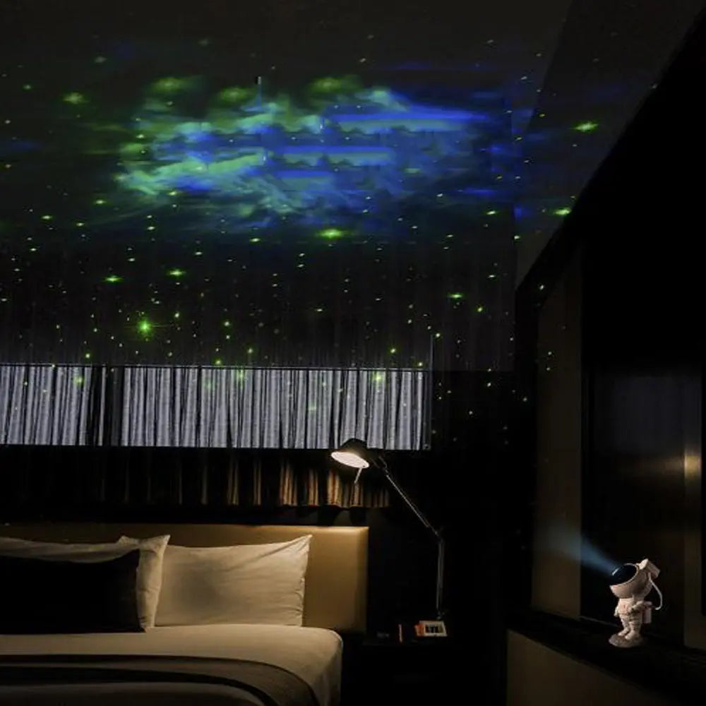 Creative Astronaut Galaxy Starry Sky Projector Nightlight Bedroom Table Lamp