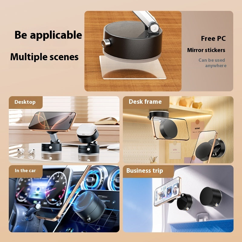 Foldable Magnetic Vacuum Car Phone Holder Foldable For Smart Phone