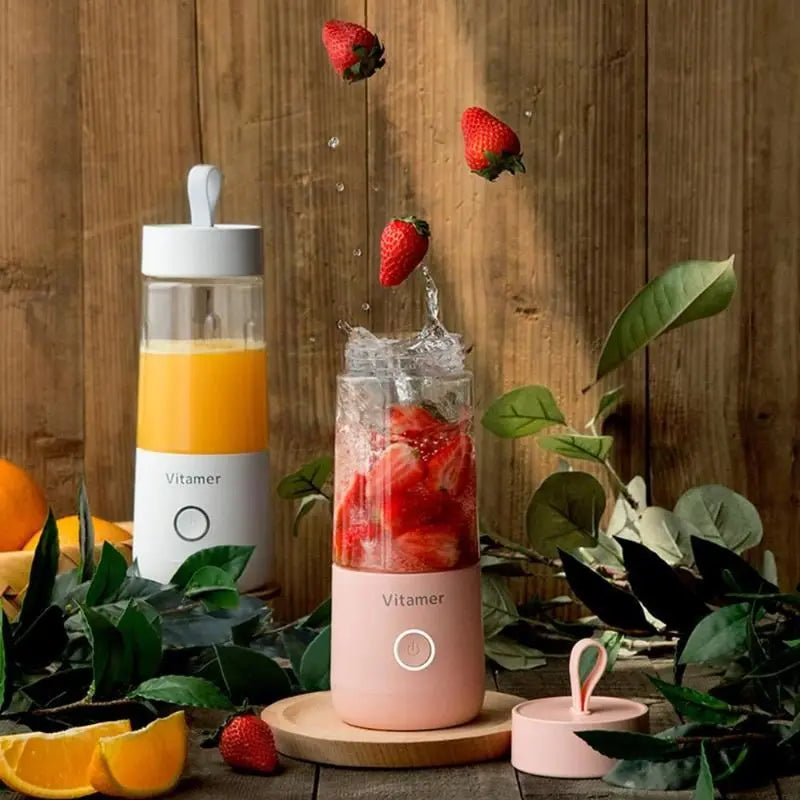 350ml Portable Blender Juicer Electric USB Rechargeable Mixer Smoothie