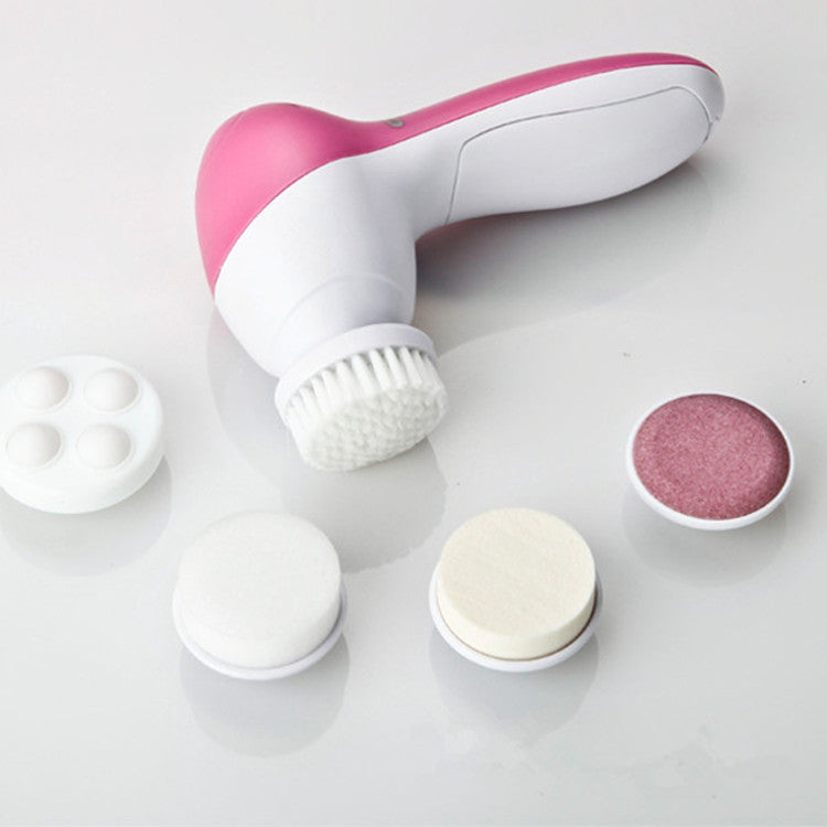 Electric cleanser facial cleanse clean to black head massage beauty personal care products Pink1 1pc