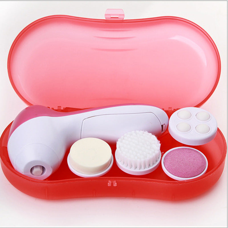 Electric cleanser facial cleanse clean to black head massage beauty personal care products Pink