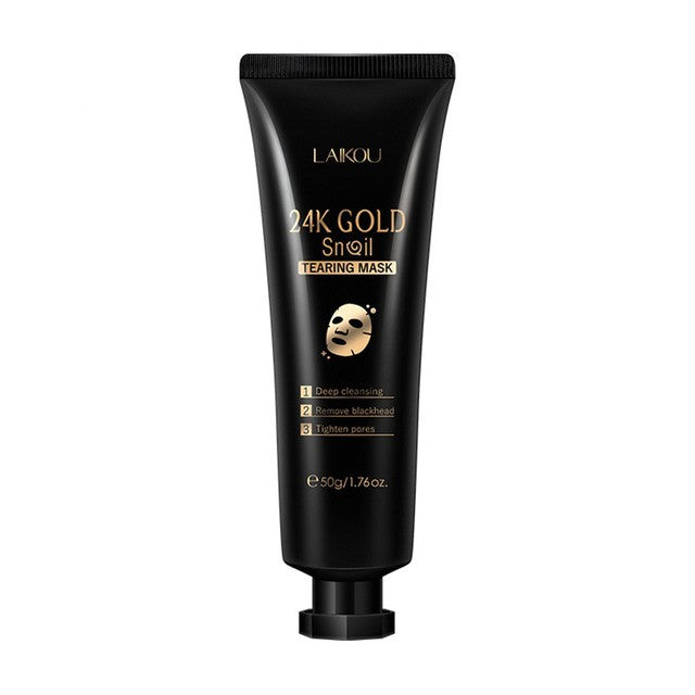 Gold Foil Snail Tear-Off Mask Hydrating 50g