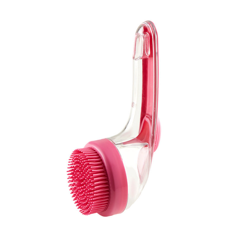 Dogs Cats Pets Brush Pet Bath Brush Cleaning Brushes Shower Brush Bath Brush Rose Red ZY71