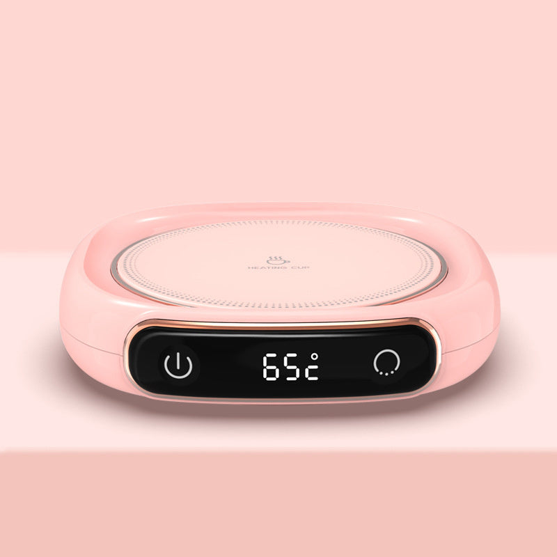 Milk Heating Insulation Base Desktop Digital Display Warming Pad M316 Pink