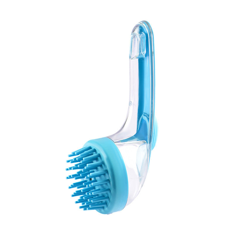Dogs Cats Pets Brush Pet Bath Brush Cleaning Brushes Shower Brush Shampoo Brush Blue ZY71