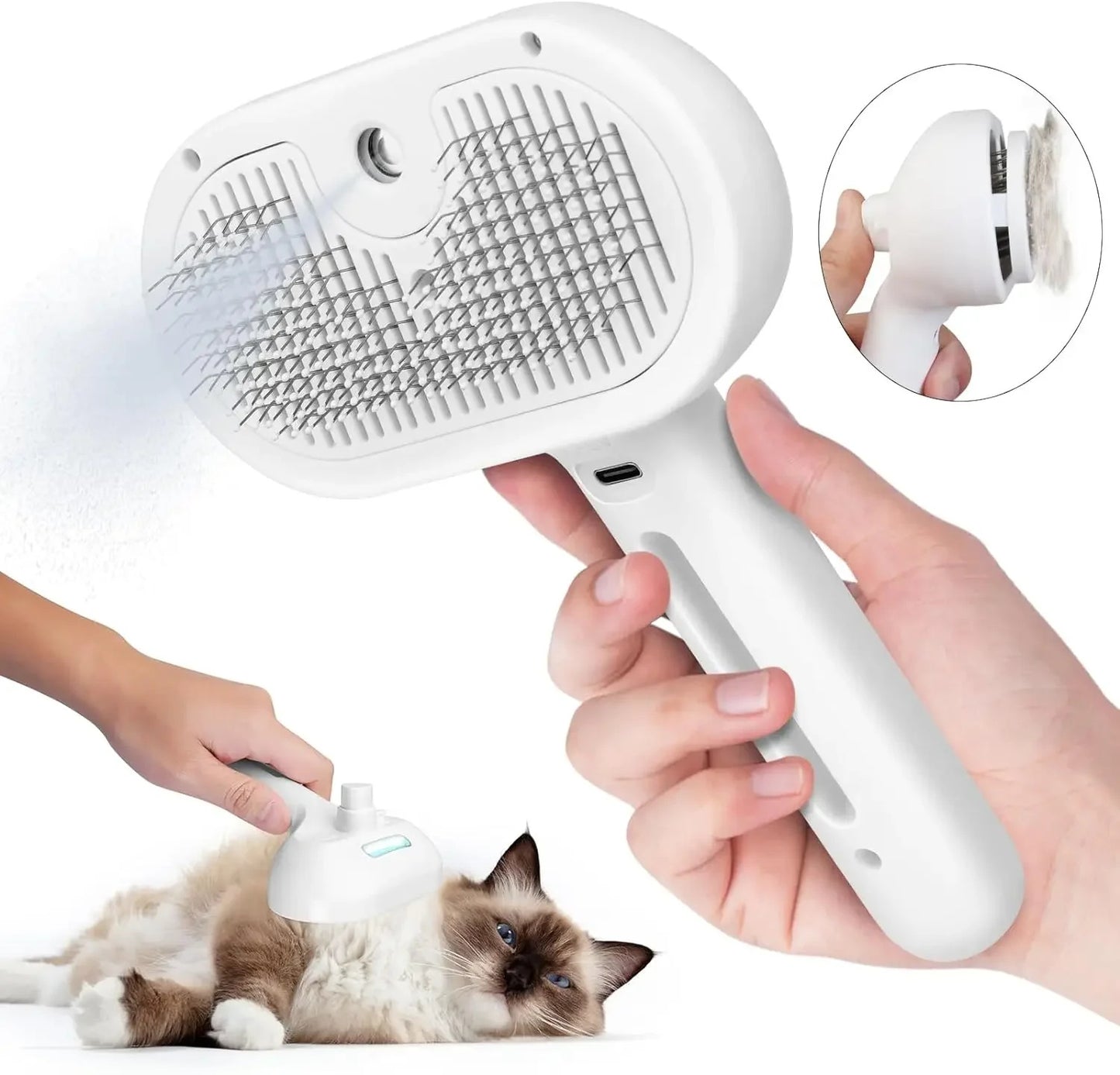 Pets Spray Hair Comb Pet Hair Remover Cleaning Brush Cats Grooming Dog