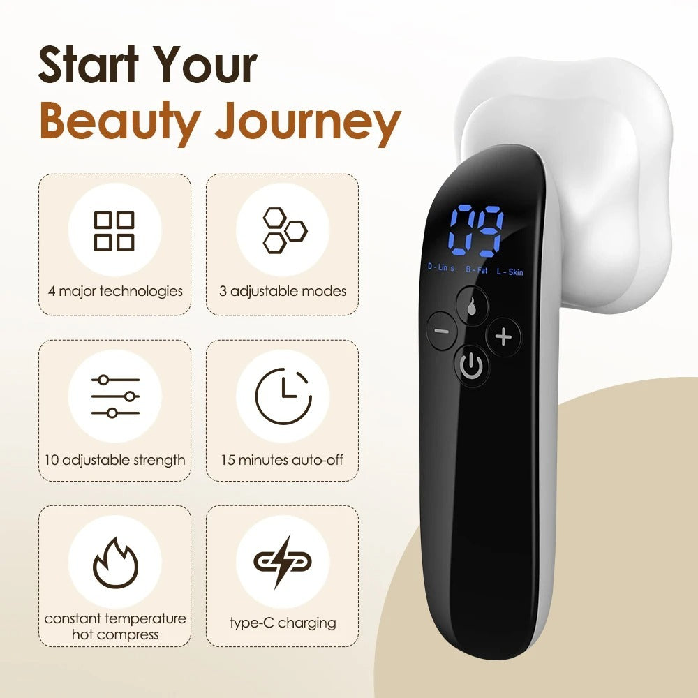 Fat Removal Machine Massage Instrument Weight Loss Instrument Rose gold