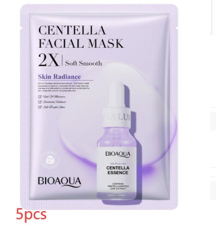 Collagen Face Mask Moisturizing Firming Face Sheet Mask Centella 30g 5PCS