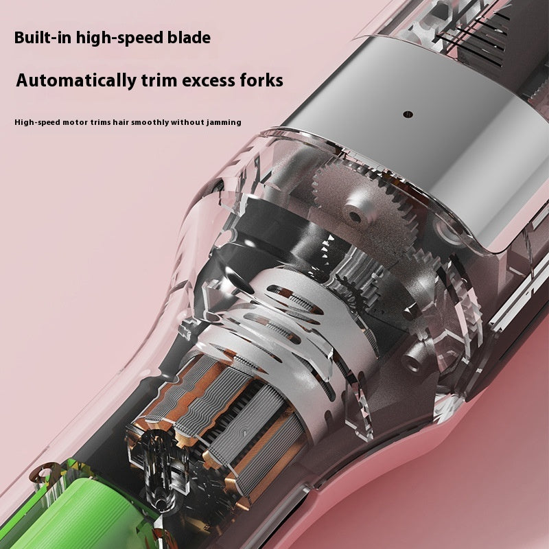Hair Ends Trimmer Damaged Automatic Women Cordless Hair Cutting Machine