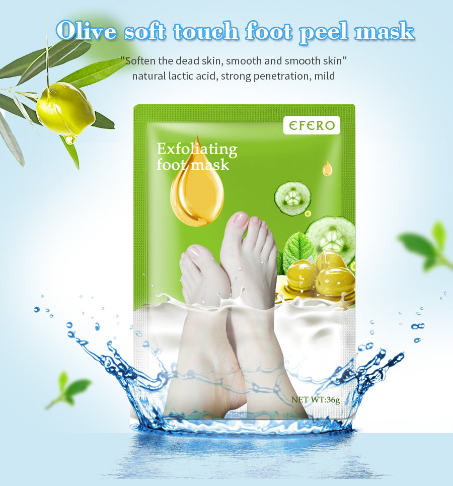 Exfoliating Foot Mask Foot SPA Pedicure Socks Removing Dead Skin Whitening Foot