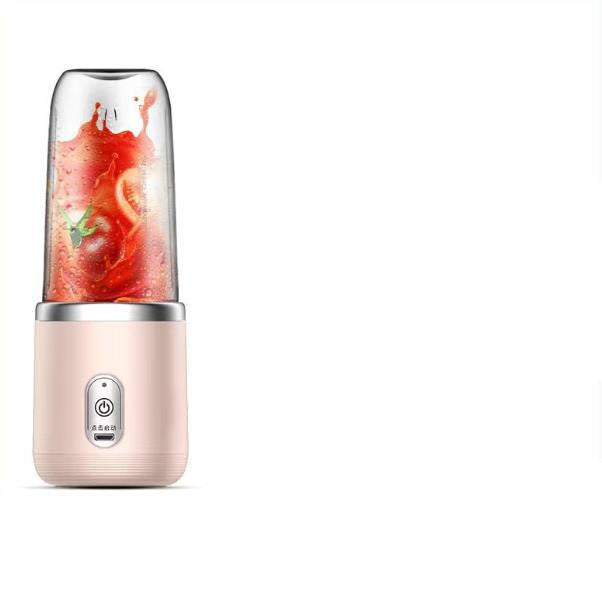 Portable Rechargeable Small Household Juice Cup Single cup without lid pink USB
