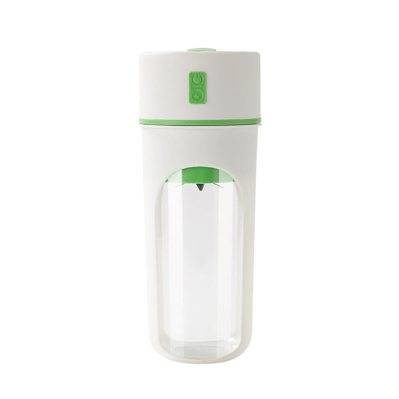 Kitchen Electric Juicer USB Charging Wireless Juices Blender Fruit Mixer Green