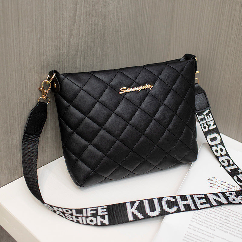 Small Messenger Bag For Women Crossbody Purse Black