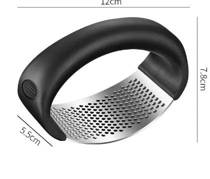 Stainless Steel Garlic Masher Garlic Press Household Manual 1black