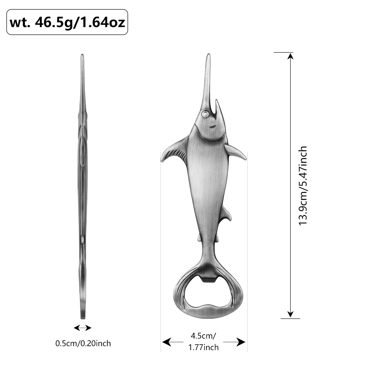 Creative Swordfish Handle Metal Bottle Openers Kitchen Bar Accessories Tools Kitchen Gadgets