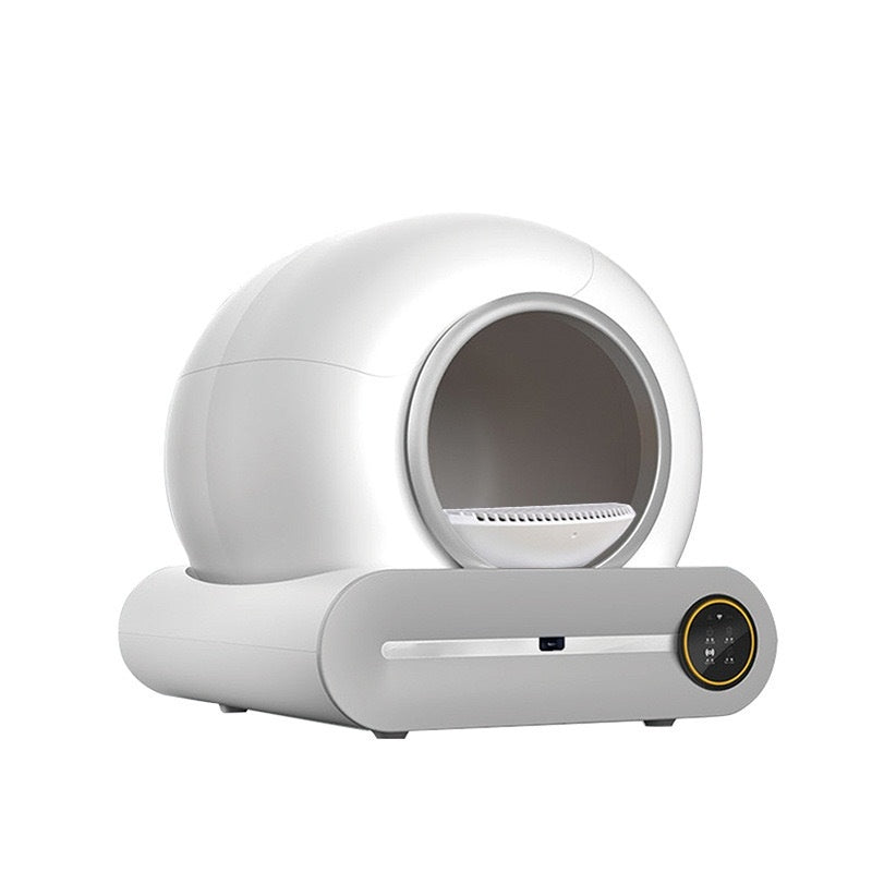 Automatic Litter Box Cat Toilet Smart Pooper Scooper White