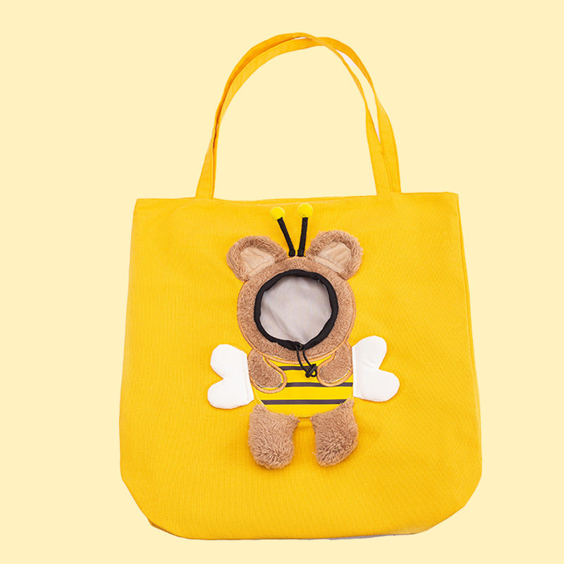 Bee Out Cute Canvas Pet Bag Bee 45x45cm