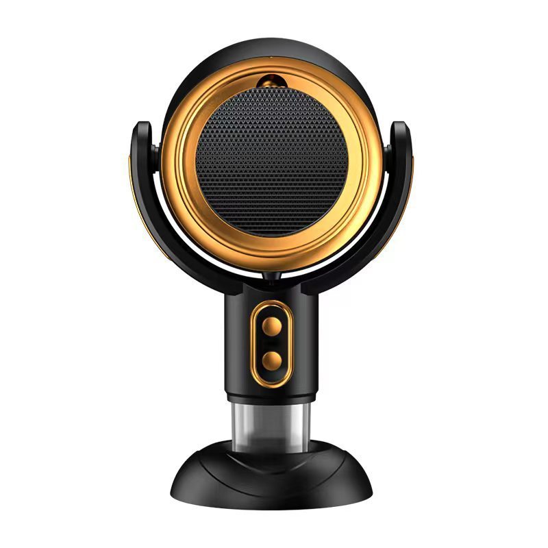 New Portable Desktop Range Hood Anion Smoke Removal Deodorant Sterilization Air Purification Black Gold Charging version