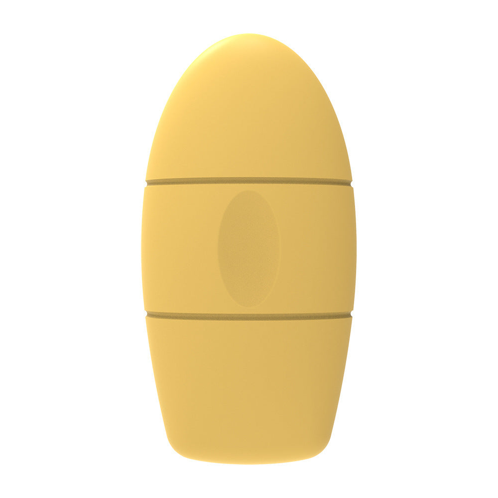 Silicone Ice Face Roller Remove Dark Circles Massage Skin Beauty Facial Roller Yellow 1