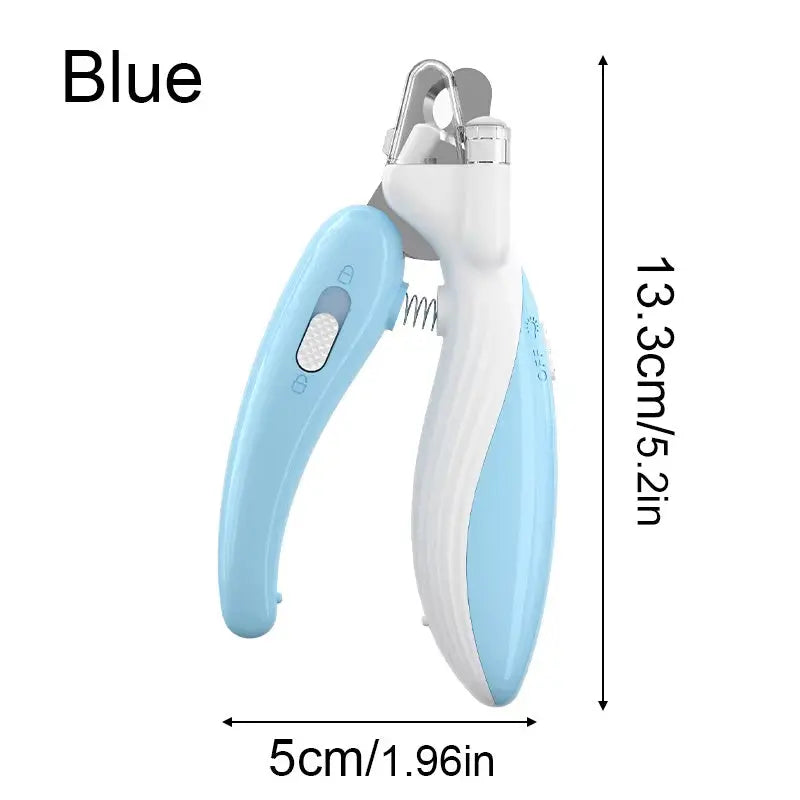 Cute Pets Nail Clippers Labor-Saving Dogs Nail Clipper Scissors Paw Nail Trimmer Blue