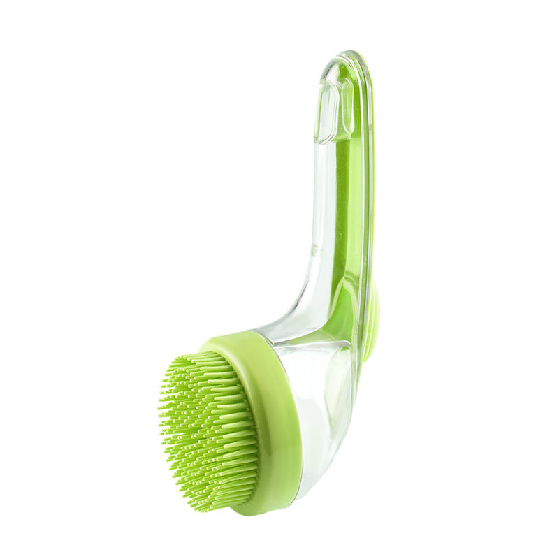 Dogs Cats Pets Brush Pet Bath Brush Cleaning Brushes Shower Brush Bath Brush Green ZY71