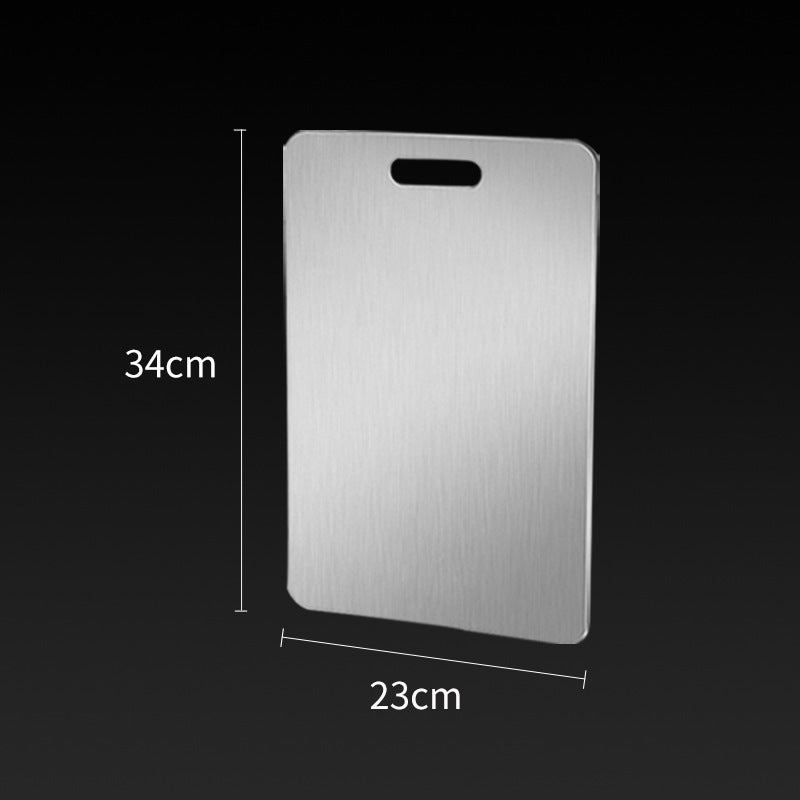 Kitchen Thickened Cutting Board Stainless Steel Cutting Boards Mats 34x23cm Square