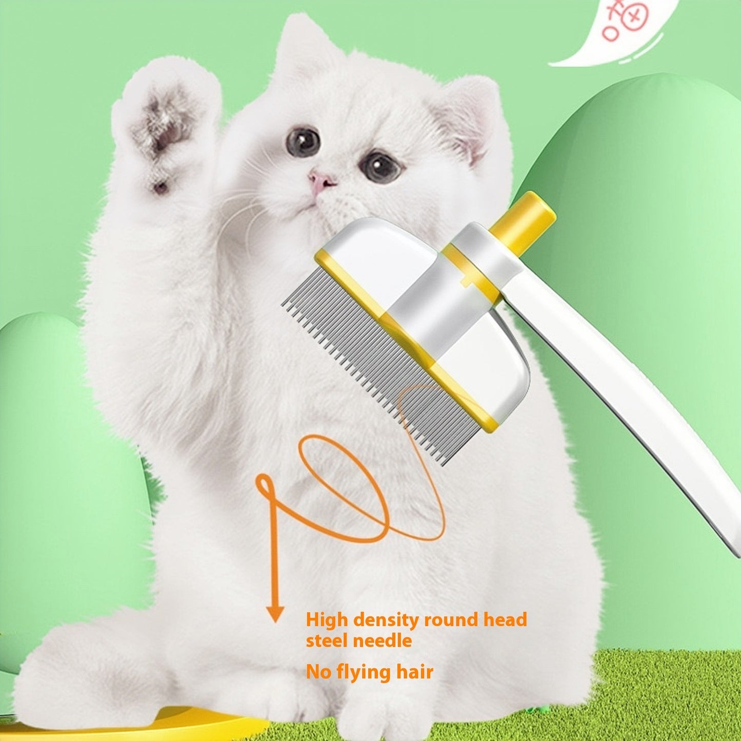 Cat Comb Tie Removal Floating Hair Magic Long Hair Pet Self-Cleaning