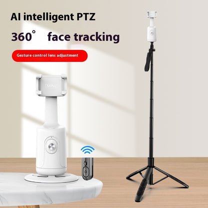 360 Auto Face Tracking Gimbal AI Smart Gimbal Face Tracking Auto Phone Holder For Smartphone Video Vlog P01Bracket Edition white